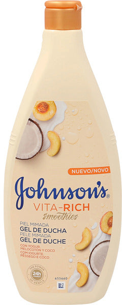 Johnson's Vita-Rich Body Wash, Peach And Coconut  Scent, 750 ml