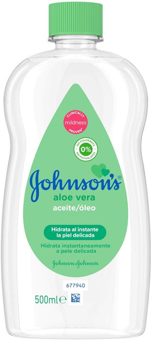 Johnson's Baby Oil with Aloe Vera, 500 ml