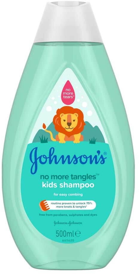 Johnson's No More Tangles Kids Shampoo, 500 ml
