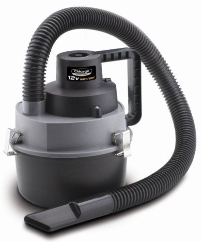 Chicago Power Tools Wet & Dry Portable Vacuum, 12 V