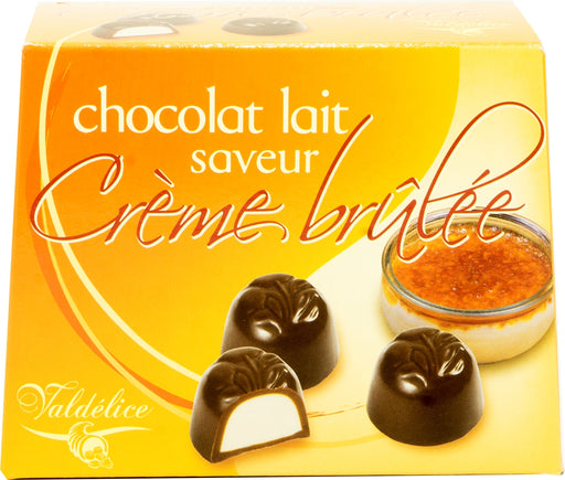 Valdelice Milk Chooclate with Creme Brulee, 150 gr