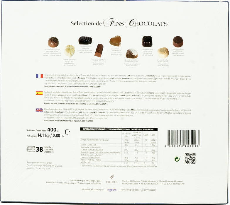 Valdelice Assorted Fine Chocolate Selection, 400 gr