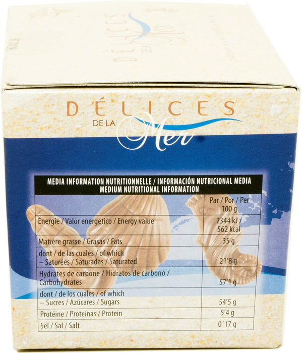 Valdelice Milk Chocolate Seashells Pralines, 175 gr