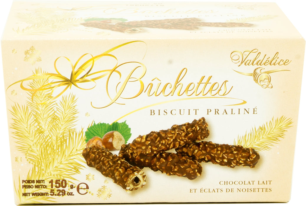 Valdelice Milk Chocolates with Hazelnut & Biscuit, 150 gr