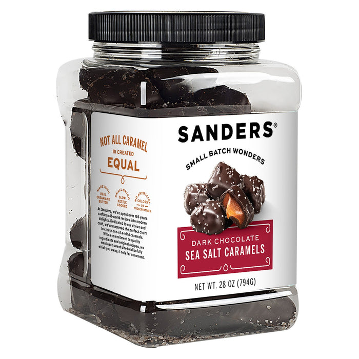 Sanders Dark Chocolate Sea Salt Caramels , 28 oz