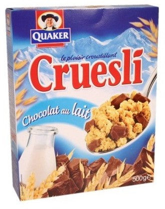 Quaker Cruesli, Milk Chocolate, 500 gr