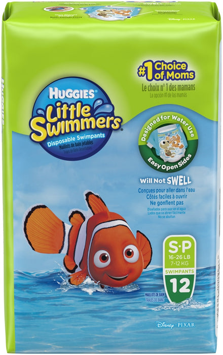 Huggies Little Swimmers Disposable Swimpants Size 3-4, 7-15 kg, 12 ct