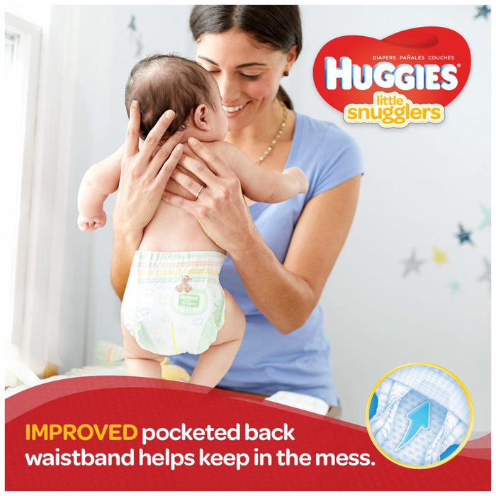 Huggies Little Snugglers Size 1, up to 6 kg, 204 ct