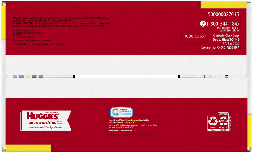 Huggies Snug & Dry Diapers Size 2, 5-8 kg, 140 ct