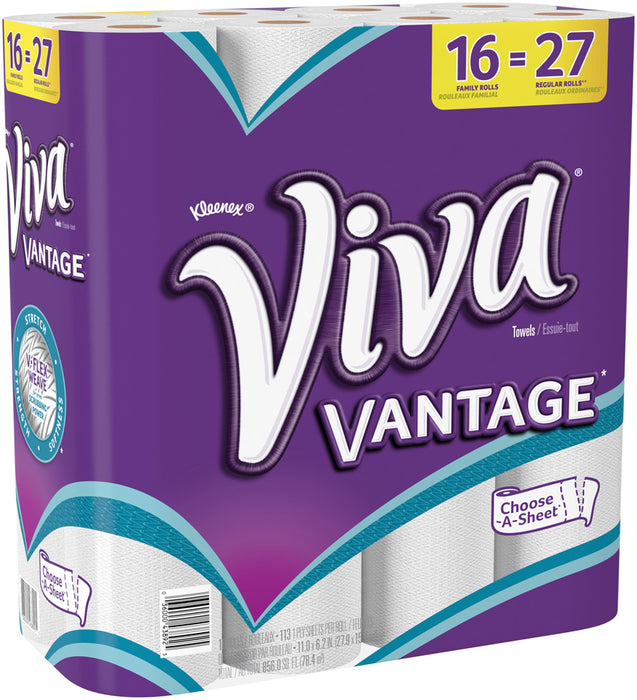 Viva Vantage Paper Towels, 113-ply Sheets, 16 rolls