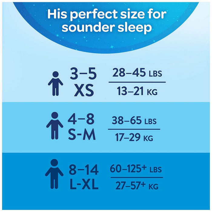 GoodNites Bedtime Underwear for Boys, Large / X-Large, 58 ct