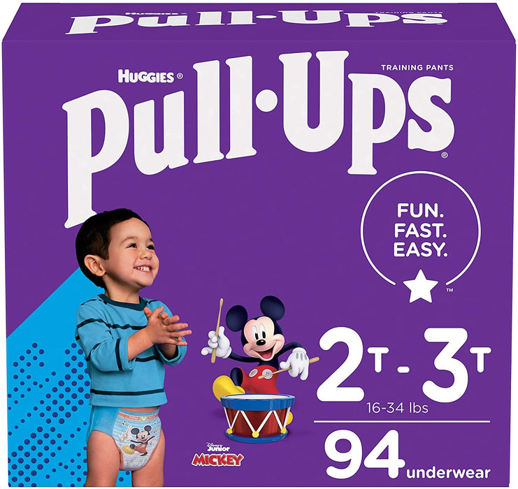 Huggies Pull-Ups Training Diapers, Size 2T-3T , 94 ct