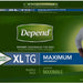 Depend Fit-Flex Maximum Absorbency Underwear for Men, XL, 80 ct
