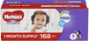 Huggies Little Movers Diapers, Step 4, 168 ct