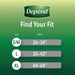 Depend Fit-Flex Disposable Underwear for Men, Size Small, 92 ct