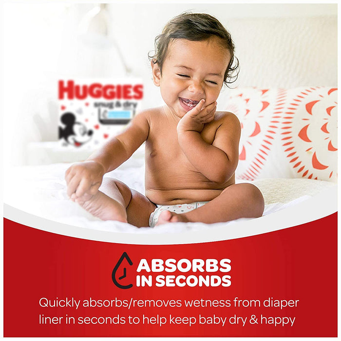 Huggies Snug & Dry Diapers, Size 2, 112 ct