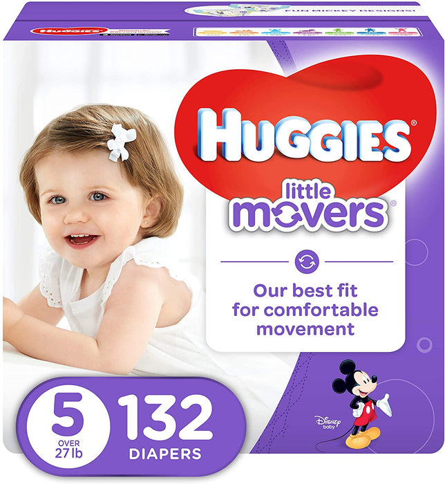 Huggies Snug & Dry Diapers, Size 5, 132 ct