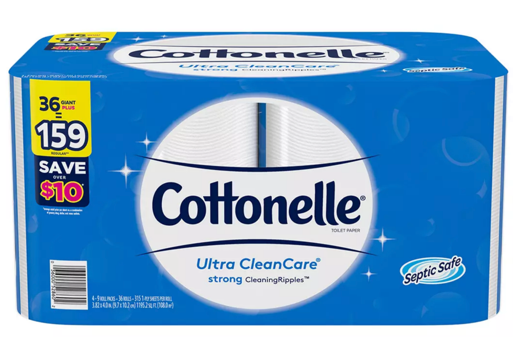 Cottonelle Ultra CleanCare Toilet Paper, 36 ct