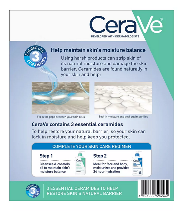 Cerave Foaming Facial Cleanser, 2-Pack , 2 x 12 oz