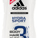 Adidas 3 in 1 Shower Gel Shampoo, Hydra Sport, 250 ml