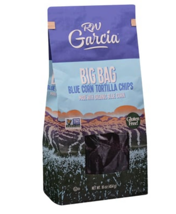 RW Garcia Blue Corn Tortilla Chips , 16 oz