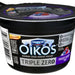 Dannon Oikos Triple Zero Mixed Berry Blended Greek Non-Fat Yogurt, 5.3 oz