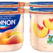 Dannon Blended Whole Milk Yogurt, Peach, 4 x 5.3 oz