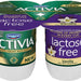 Dannon Activia Probiotic Lactose-Free Blended Yogurt, Vanilla, 4 x 4 oz