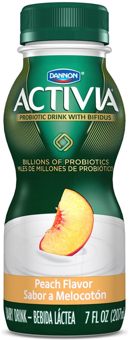 Dannon Activia Peach Yogurt Drink, 7 oz