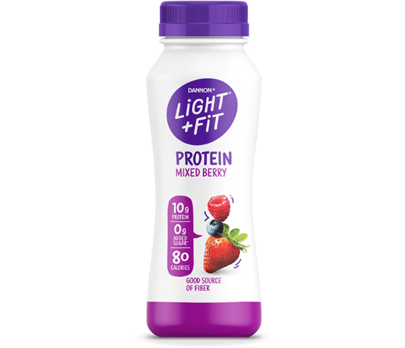 Dannon Light & Fit Protein Drink, Mixed Berry Flavor , 7 oz