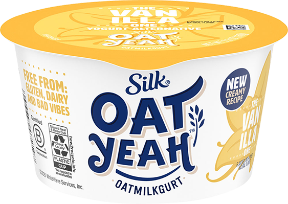 Silk Oat Yeah Oatmilk Dairy-Free Vanilla Yogurt, 5.3 oz