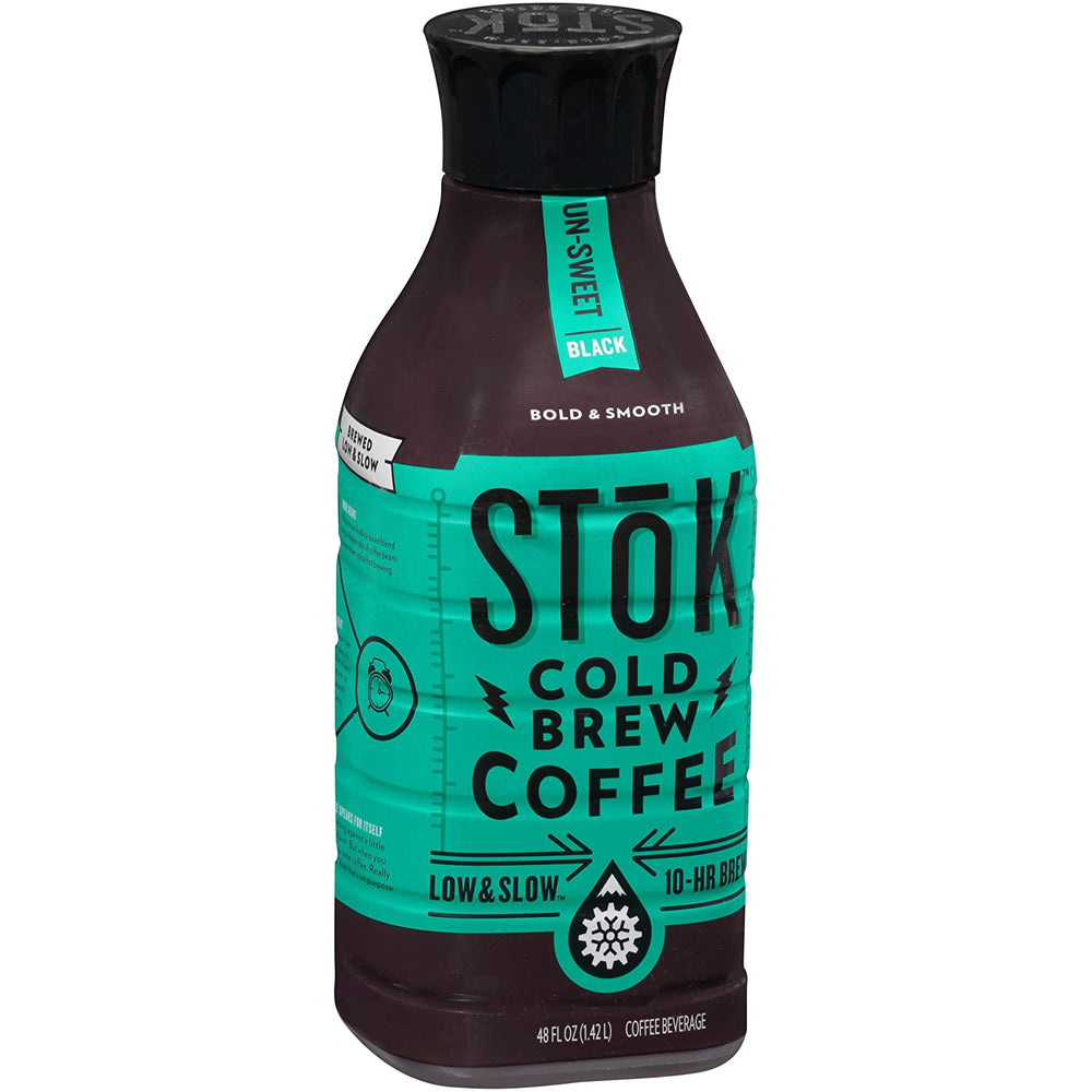 STOK Cold-Brew Iced Coffee, Unsweetened , 48 oz