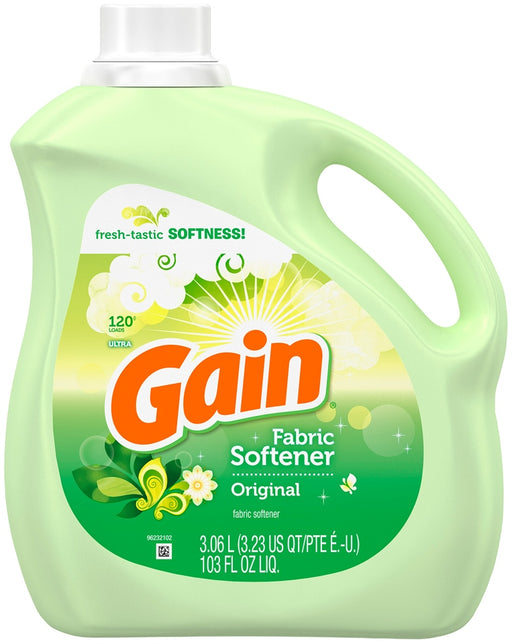 Gain Ultra Fabric Softener, Original Fresh-tastic Softness, 103 oz