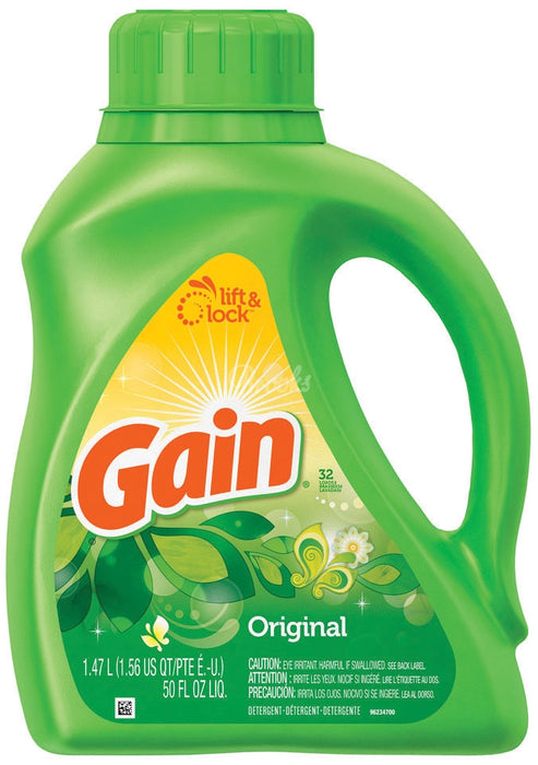 Gain Original Liquid Laundy Detergent, 1,47 L