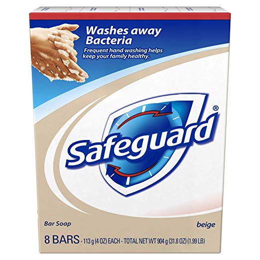 Safeguard Antibacterial Soap Bars, 8 ct