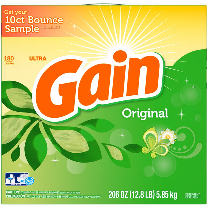 Gain Ultra Laundry Detergent, Original Scent, 206 oz (12.8. lbs)