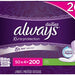 Always Dailies Extra Protection Long Liners, Value Box, 200 ct