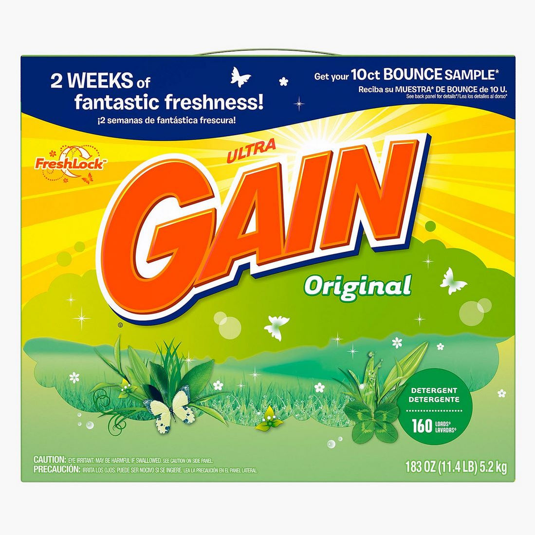 Gain Ultra Powder Detergent, Original, 183 oz —