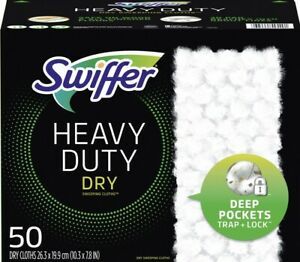 Swiffer Sweeper Heavy Duty Dry Sweeping Cloths, 50 ct