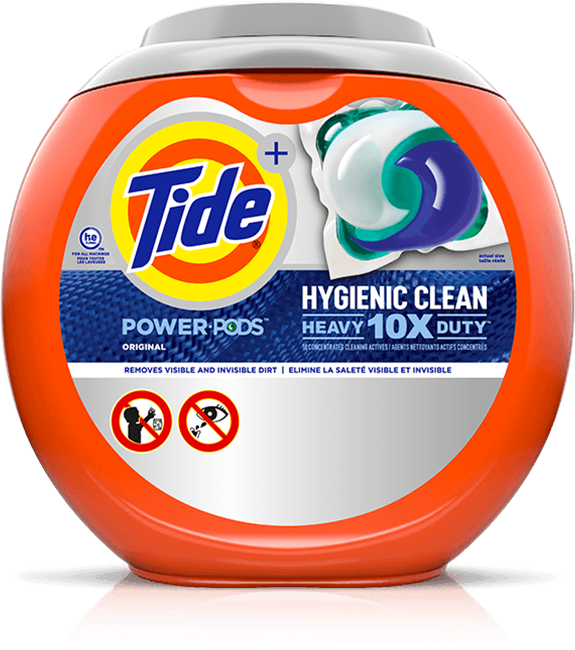 Tide Hygienic Clean Heavy Duty 10X Power Pods, Original Scent , 68 ct