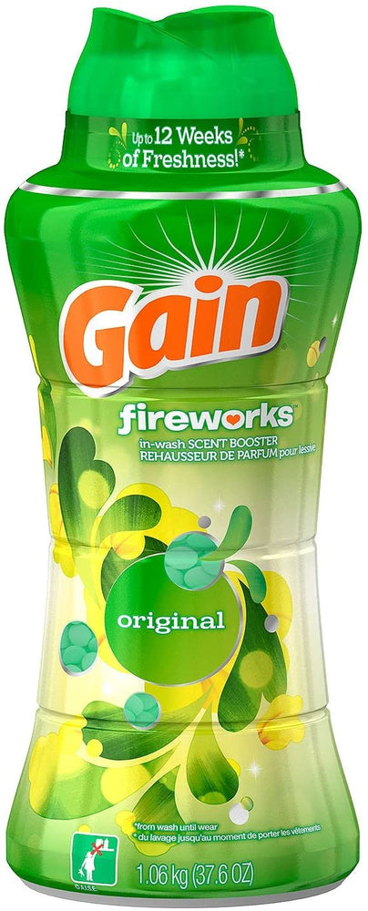 Gain Fireworks In-Wash Scent Booster, Original Scent, 37.5 oz