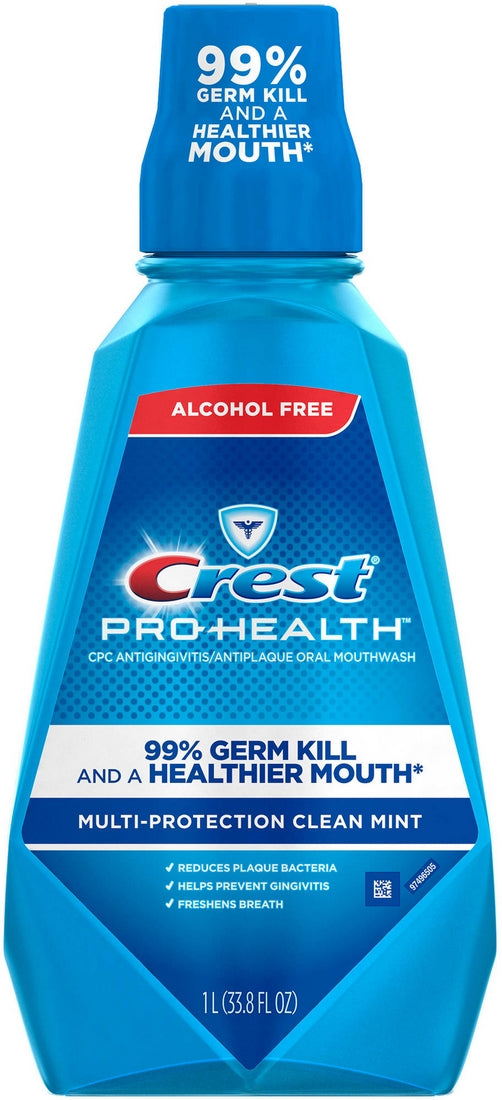 Crest Mouthwash, Pro Health , 3 x 1 L