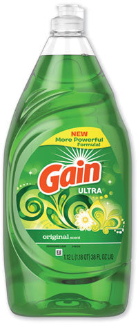 Gain Ultra Original Dishwashing Liquid , 38 oz