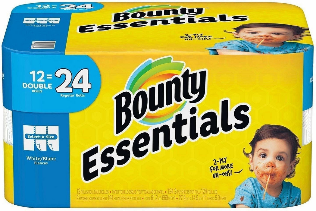 Bounty Essentials Select-A-Size Paper Towels, 24 ct