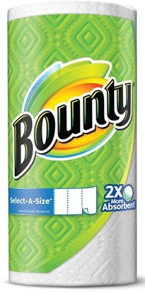 Bounty Essentials Select-A-Size Paper Towels, 2-Ply, 84 Sheets, 1 ct