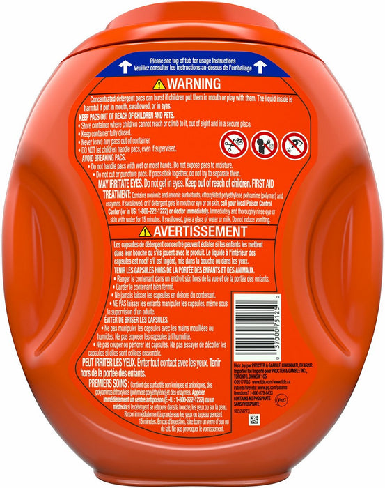 Tide PODS Ultra Oxi Liquid Detergent Pacs, 80 ct