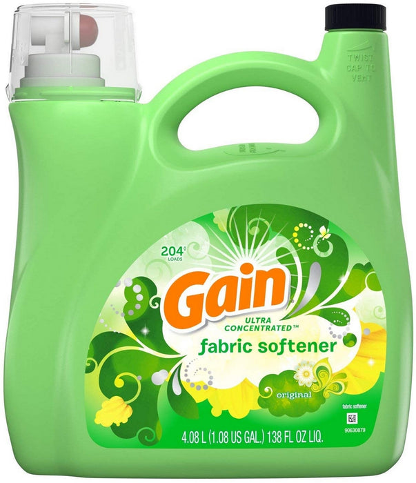Gain Ultra Concentrated Fabric Softener, 138 oz
