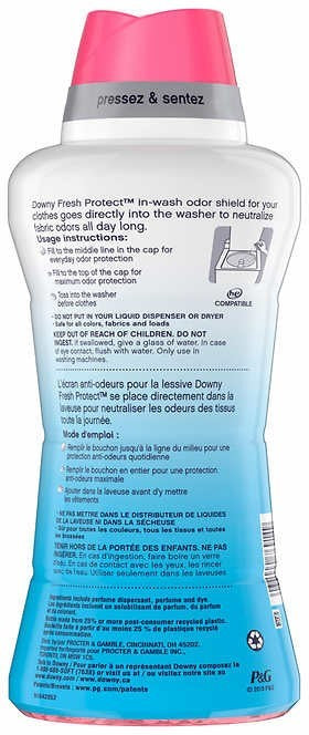 Downy Fresh Protect In-Wash Odor Defense, April Fresh, 859 gr
