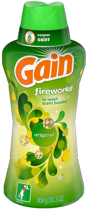 Gain Fireworks In-Wash Scent Booster, Original Scent, 30.3 oz
