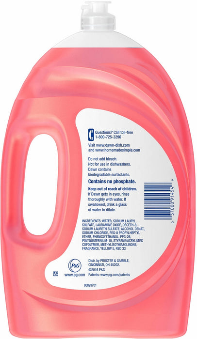 Dawn Ultra Gentle Clean Pomegranate Splash Dishwashing Liquid Soap, 75 oz
